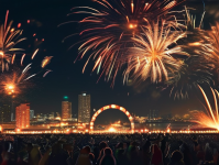 跨年活动，点燃新年的激情与希望，倒计时，点燃激情，迎接希望的跨年狂欢